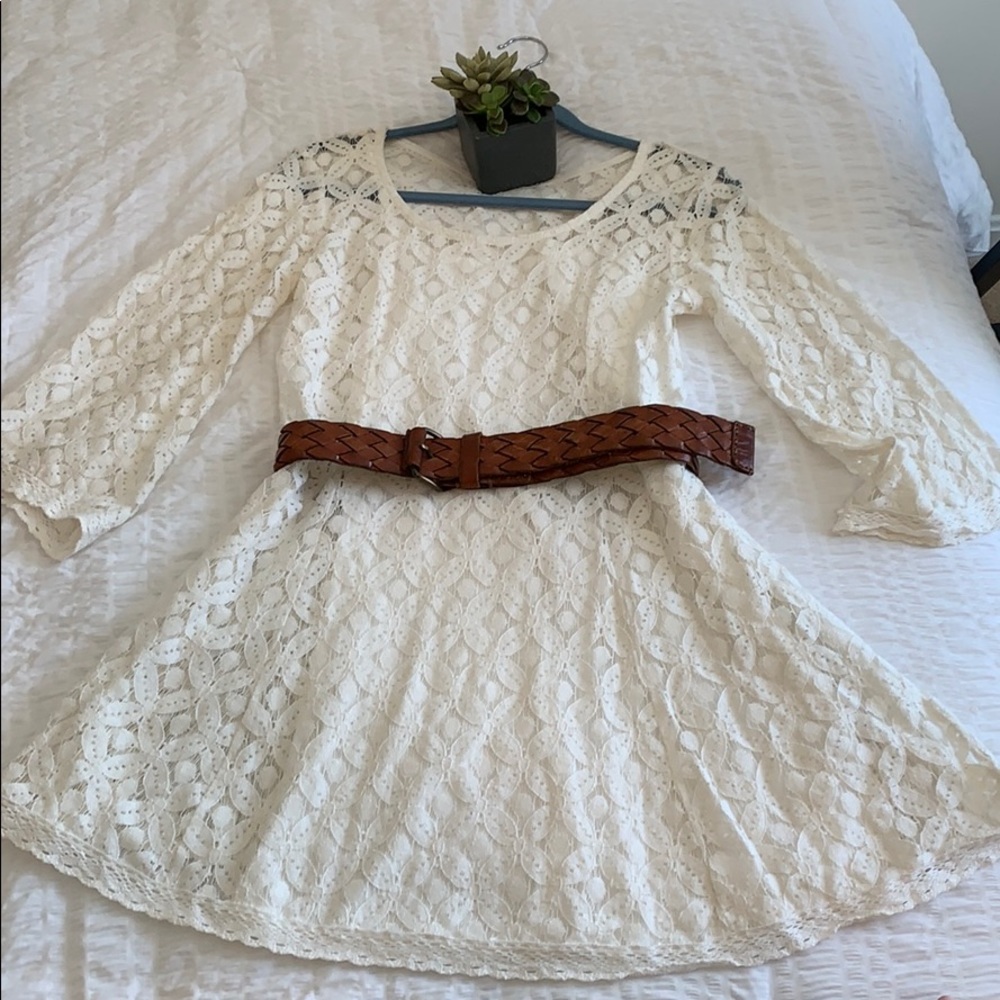 White summer dress - perfect for graduation!